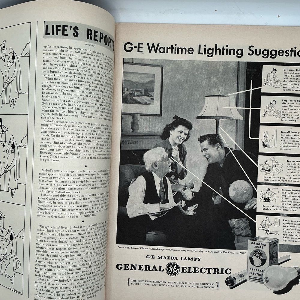 Vintage LIFE Magazine July 19, 1943 - Picture 3 of 6